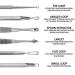 Blackhead Pimple Comedone Spot Acne Extractor/Remover Kit Popper Tools - Buy Online on GoSupps.com