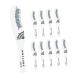 FOMIYES 10pcs Eyelash Measuring Ruler Eyelashes Lash Ruler Length Ruler Curly