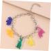 CALLARON 2 Pcs Resin Dinosaur Bracelet Silver Bangles Silver Decorations Charm Bracelet Charm Braclets Rope Bracelet Bracelets Hand Ornaments Accessories European and American Alloy Student 19.2X2.4cmx3pcs As Shownx3pcs - Buy Online on GoSupps.com
