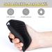 Silicone Exfoliating Body Scrubber with Storage Hooks - Easy to Clean & Reusable - Deep Clean and Revitalize Your Skin | Black - Buy Online on GoSupps.com