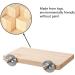 winmiya 2 PCS Bird Platform Bird Cage Accessories Pet Platform Climbing Platform Rat Cage Accessories Wooden Stand Rest Place for Small Animals - Buy Online on GoSupps.com