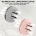 Fauxomor Makeup Sponge Holder 2PCS - Double-Sided Breathable Silicone Travel Case - Shatterproof & Sanitary - Grey+Pink - Buy Online on GoSupps.com