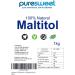 Puresweet 100% Natural Maltitol 1kg Sugar Alternative Non GMO Tooth Friendly Vegan (Recyclable Pouch). - Buy Online on GoSupps.com