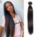 Straight Single Bundles Human Hair Brazilian Virgin Hair Weave One Bundle Silky Straight 12A Grade Unprocessed Hair Extensions Natural Black 1 Bundle 28 inch 100g/pc 28 Inch Straight 1 Bundle