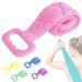 Silicone Body Scrubber Bath Shower Towel Back Cleaning Shower Strap Silicone Body Brush  Body Wash Silicone Scrubber Belt for Men Women  Easy to Clean