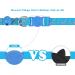 Tagme Cat Neck Band - Reflective 2-Pack with Name/Address Shield for Cats & Puppies | Sky Blue 18-28 cm - Buy Online on GoSupps.com