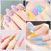 Kastiny 9Pcs Macaron Blue Pink Gel Nail Polish Kit | Soak Off Gel Set with Base, Matte & Glossy Top Coat | Perfect Birthday Gift for Girls - Buy Online on GoSupps.com