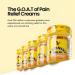 Aboniki Balm - Powerful Pain Relief for Sore Muscles & Joints | Anti-Inflammatory Muscle Rub | Original Strength (Yellow Formula) - 12 Glass Jars - Buy Online on GoSupps.com