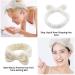 TOBATOBA 8 Pack Soft Bow Spa Headband for Women - Cute Fluffy Headbands for Washing Face and Makeup - Solid Color Head Wraps for Shower, Yoga, Sports - Buy Online on GoSupps.com