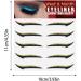 Sticker Eyeliner Glitter | Instant -Adhesive Eyeliner Stencil Sparkle 5 Pairs - Eyeliner Tool Makeup Stickers Sparkly Long Lasting Sticker Eyeliner for Women and Girls Lvtfco Gold (Five Pairs) - Buy Online on GoSupps.com