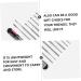 KALLORY 7pcs Ear Picking Tool Set - 3 Sets Spring Ear Cleaning Tools - Silver Ear Care Set 12x1x1cm - Buy Online on GoSupps.com