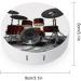 Buy Cool Drum Set Portable Contact Lens Case | Travel-Friendly Storage Box for Contacts - Buy Online on GoSupps.com