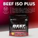 Out Angled Beef Iso Plus Isolate Protein 900g - Strawberry Lime Flavor - Buy Online on GoSupps.com