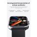 INPETS F57L Smartwatch Fitness Tracker with Blood Glucose Monitoring, Heart Rate, Blood Pressure, and Oxygen Tracking - Black - Buy Online on GoSupps.com