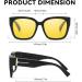SIPHEW Blue Light Blocking Fit Over Glasses for Women | Fashionable Anti Eyestrain Computer Gaming Phone & TV Glasses - Sleep Better A1 Black - Buy Online on GoSupps.com