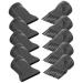 COHEALI 10pcs Hair Styling Tips Blow Dryer Nozzle Attachment Hair Blower Brush Smooth Styling Brush Nylon