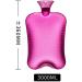 3 Liter Large Hot Water Bottle - No Leak Classic PVC with Fabric Cover - Easy to Use - Purple - Buy Online on GoSupps.com