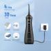 Buy Sawgmore Mouth Shower - Electric Interdental Cleaner with 4 Modes 4 Nozzles IPX7 Waterproof USB Portable Charging - Perfect for Family & Travel (Black) - Buy Online on GoSupps.com