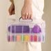 Quefe 2-Tier Diamond Painting Storage Container - 88 Slot Clear Bead Organizer for DIY Diamond Art Craft Jewelry - Buy Online on GoSupps.com