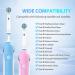 8 Pack Replacement Toothbrush Heads | Compatible with Oral B Electric Toothbrush Handle | Individually Packaged | Fits Oral B 7000/Pro 1000/9600/5000/3000/8000 | 8 Count - Buy Online on GoSupps.com