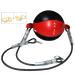 Wesing Double End Striking Bag Leather Boxing Speed Ball Bag Red Synthetic Leather