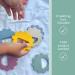 Baby Lion Teether Toy for 0-6 Months & 6-12 Months | Teething Newborn to Toddler | Soothes Gums, Easy to Hold & Clean - Montessori Organic Design - Buy Online on GoSupps.com
