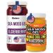 Biolore Pure Sea Moss Gel Duo Bundle | 16 oz Gel & 8 oz Gel | Elderberry + Mango Chili Zing | No Added Sugar Gluten Free Vegan Made in USA