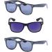 3 Pair of Bifocal Reading Sunglasses for Men and Women - Outdoor Sun Reading Glasses Black/Open Road Blue 2.75 x
