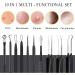 10pcs Pimple Popper Tool Kit Stainless Steel Blackhead Remover Tool Comedones Extractor for Forehead Facial Nose Lightweight Acne Needle Tool with Metal Case(black) - Buy Online on GoSupps.com