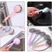 kesurpae ABS Steel Wire Cleaning Brush Portable Long Handle Washable Reusable Household Kitchen Cooking Bench Plate Brushes Purple - Buy Online on GoSupps.com