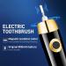 TouTin Sonic Electric Toothbrush for Adults - 12 Brush Heads, LED Light, IPX7 Waterproof - Buy Online on GoSupps.com