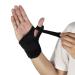 Wrist Brace carpal Tunnel Wrist Brace 1 Pack Sports Finger Protection Fitness Basketball Sprain Protection Wristband Thumb Finger Protection Sporting Goods (Color : Black)