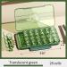 Buy Large Capacity Weekly Pill Organizer - 3/4 Times a Day 28 Cells - Ideal for Vitamins & Supplements - Translucent Green - Buy Online on GoSupps.com
