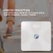 Leaone Bluetooth Body Fat Scale - Smart Digital Bathroom Weight Scale with App, USB Rechargeable, Body Composition Analyzer - White - Buy Online on GoSupps.com