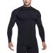 TSLA Men's Thermal Long Sleeve Compression Shirt Mock Neck Black Large - 1 or 2 Pack - Buy Online on GoSupps.com