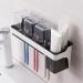 Arinal Wall-Mounted Toothbrush Holder - No Punch Bathroom Storage for Toothpaste & Makeup Accessories - Buy Online on GoSupps.com