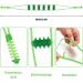 Premium Silicone Massage Scooter with Handle | Deep Tissue Roller for Neck Back & Body Relaxation (Green) - Buy Online on GoSupps.com