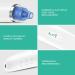 VOYOR Blackhead Remover Pore Vacuum - Electric Face Cleaner with 6 Suction Heads and 5 Levels - for Men and Women - Buy Online on GoSupps.com