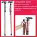 Non-Slip Telescopic Folding Crutch Outdoor Adjustable Ultra-Short Aluminum Suitable for People with Reduced Mobility and Hiking in The Wild HGCHH Smooth Sailing - Buy Online on GoSupps.com