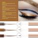 DNM Liquid Glitter Eyeliner Set - 3 Colors Metallic Sparkle Dark Silver Brown Gold Red - Eye Makeup Glue for Eyes - 3Pcs - Buy Online on GoSupps.com