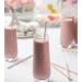 Biodegradable Paper Straws 200 Pack Pink & Gold Multi-Pattern for Birthday Wedding Holiday Decoration - Buy Online on GoSupps.com