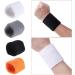 Buy 1 Pcs Cotton Unisex Sport Sweatband Wristband for Basketball & Running | Black 8x15 Size A - International Shipping Available - Buy Online on GoSupps.com
