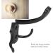 Miskall Black Coat Hooks Stylish Utility Set for Efficient Storage Home Office Zinc Alloy - Buy Online on GoSupps.com