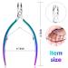 Ejiubas Cuticle Trimmer Cutter Nippers Clippers - Professional Stainless Steel Cuticle Scissors for Manicure Pedicure - Fingernail Cuticle Remover Tool - Christmas 1-Chameleon - Buy Online on GoSupps.com