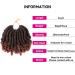 Shop 6-Inch Spring Crochet Hair - Pre-ED-BOB Fluffy Synthetic Passion Braids | 20 Strands 9PCs/Lot - International Shipping - Buy Online on GoSupps.com