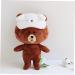 jojofuny Sleep Blindfold 1pc Sleeping Eye Mask Eye Patch Plush Eye Mask Cartoon White Dog Sleep Eye Cover - Buy Online on GoSupps.com