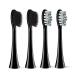 Bestday Electric Toothbrush Replacement Brush Heads X 4 Pieces  Brush Refill for bestday Electric Toothbrush only Black