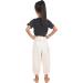 Lofbaz Kids Harem Aladdin Pirate Pants | Bohemian Baggy, Colorful, Solid White | 4-5 Years - Buy Online on GoSupps.com