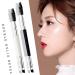 3 Pcs Angled Eyebrow Brush and Comb Set with Spoolie - Professional Eyebrow Grooming Tool in White - Buy Online on GoSupps.com