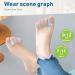 SIQWE 2pcs Toe Separators - Bunion Corrector Toe Spacers for Toe Alignment and Pain Relief - Buy Online on GoSupps.com
